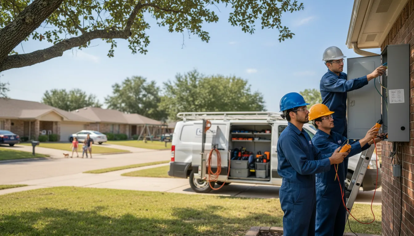 Certified electrician providing emergency electrical services in Dalton, WI